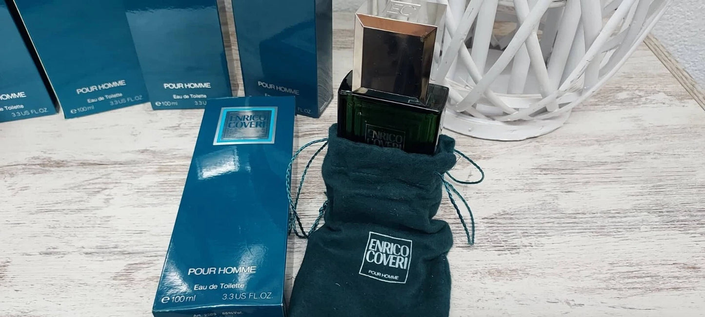Enrico Coveri pour Homme EDT (eau de toilette) 100ml. EUROITALIA vintage rare.