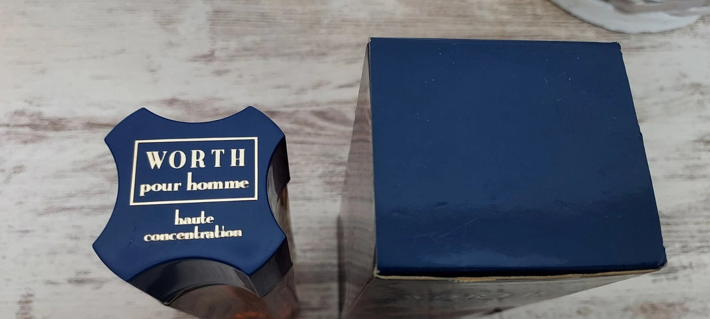 Worth pour Homme Haute Concentration EDT (eau de toilette SPLASH) 100ml. Vintage,