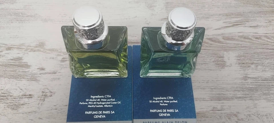 Samourai Alain Delon EDT SPLASH 50ml + After Shave SPLASH 50ml. Vintage rare.