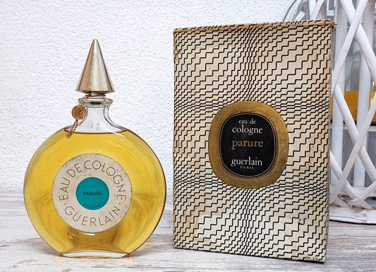 Parure Guerlain EDC (eau de cologne SPLASH) SIZE: 18cm x 12cm Extremely rare.