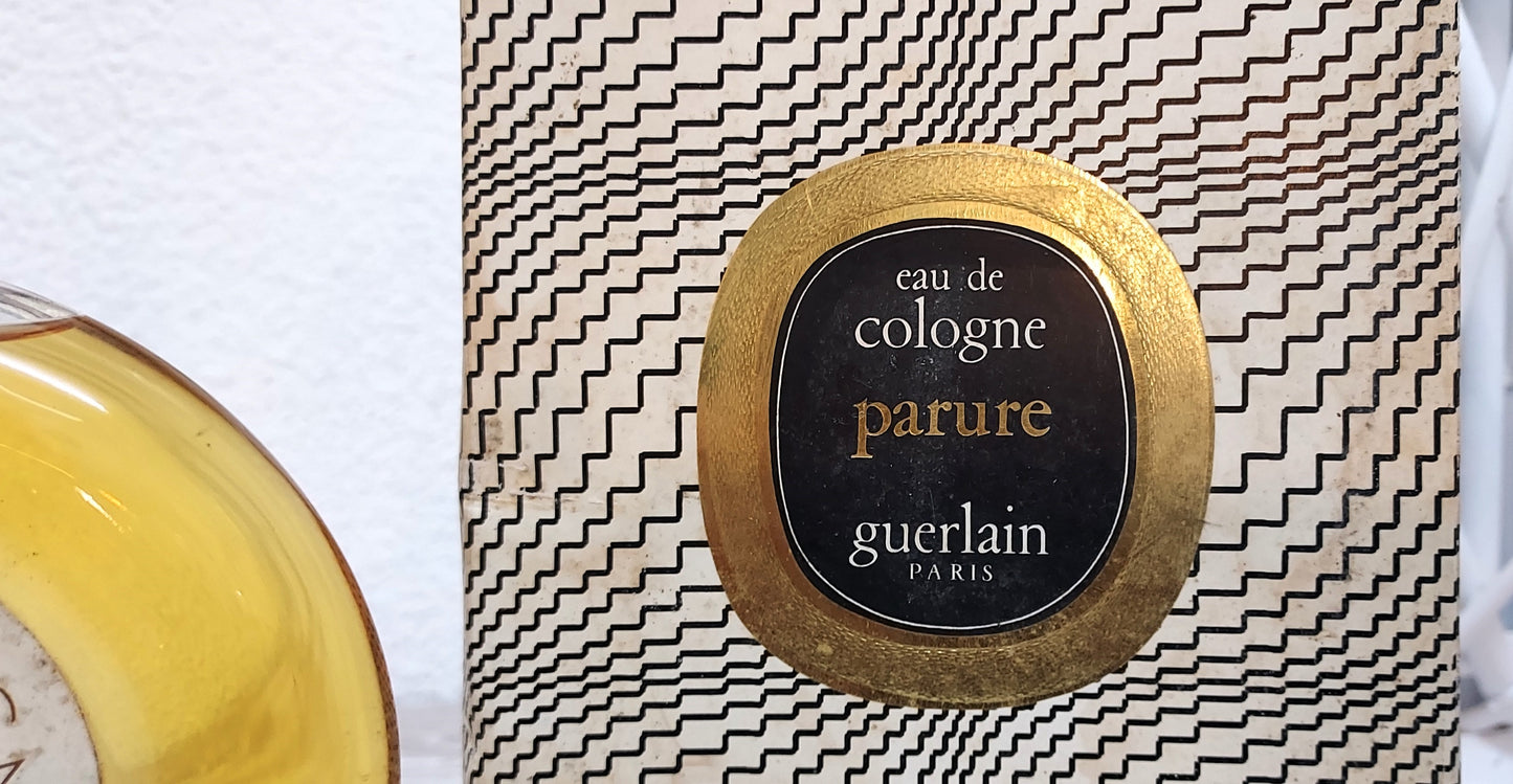 Parure Guerlain EDC (eau de cologne SPLASH) SIZE: 18cm x 12cm Extremely rare.