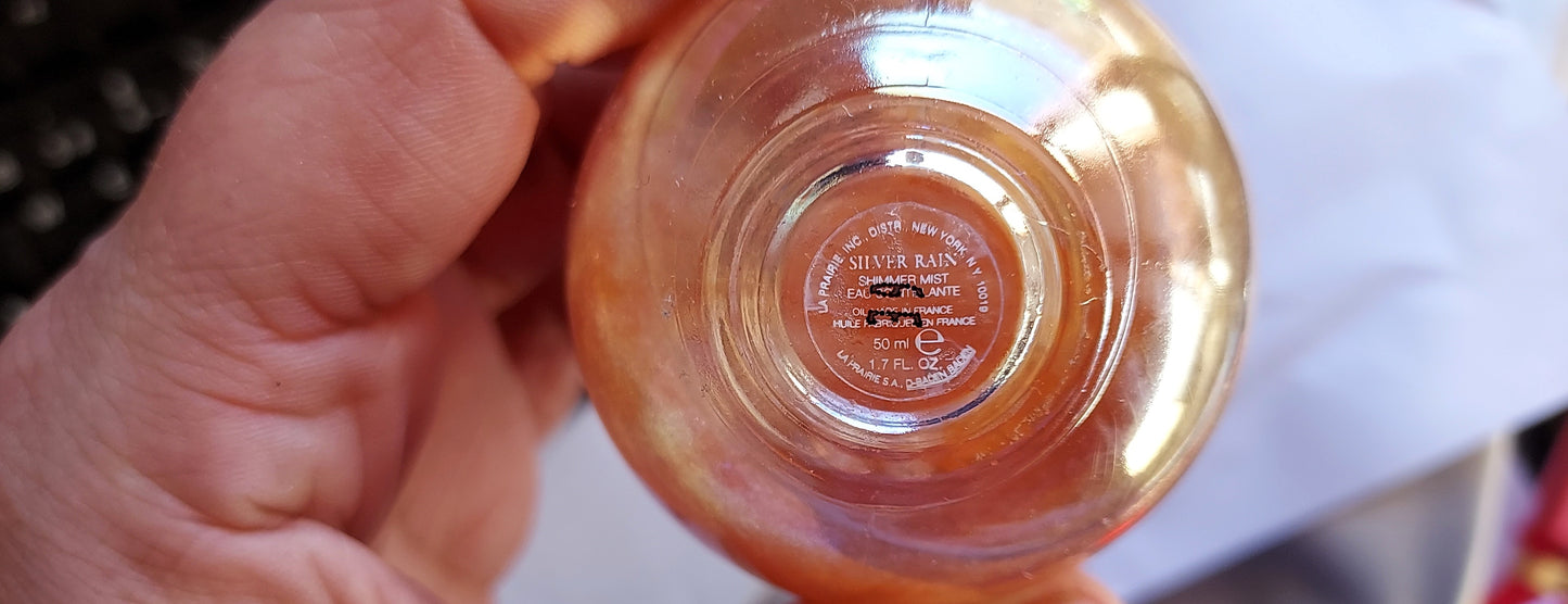 Silver Rain Shimmer Mist EAU SCINTILLANTE La Prairie 50ml + Toiletry Bag.