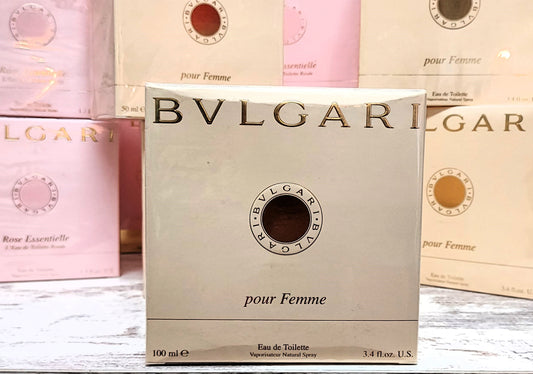 Bvlgari pour Femme EDT (eau de toilette) 100ml. Discontinued vintage.