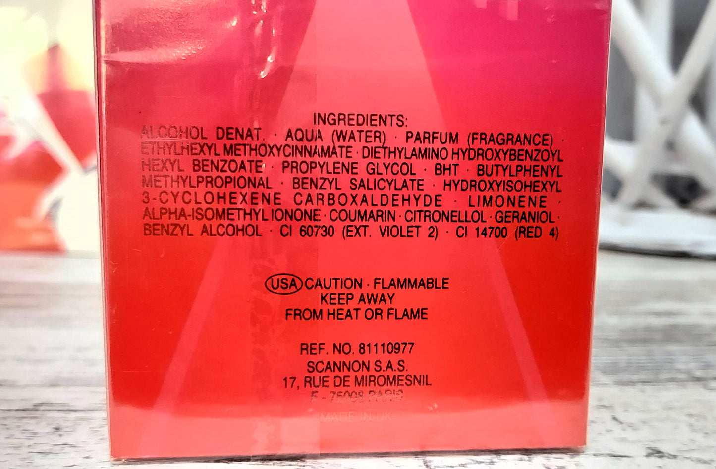 Ocean Lounge Escada EDT (eau de toilette) 100ml. Discontinued. SCANNON.