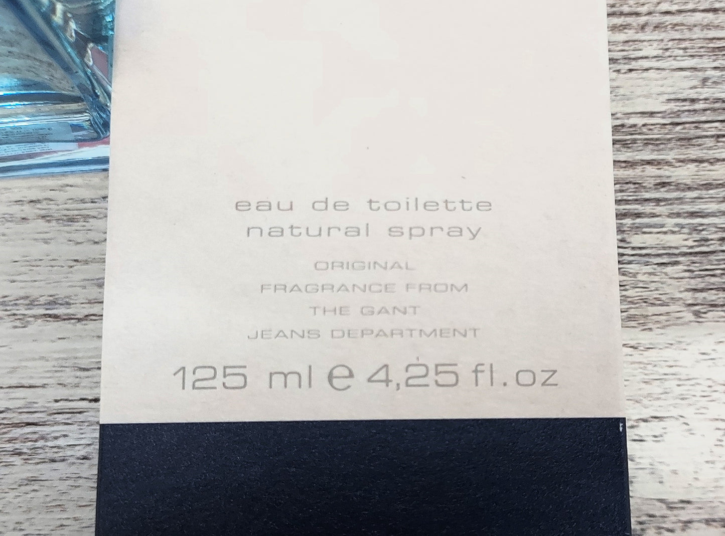 Gant Indigo EDT (eau de toilette) 125ml. Discontinued vintage formula 2001.