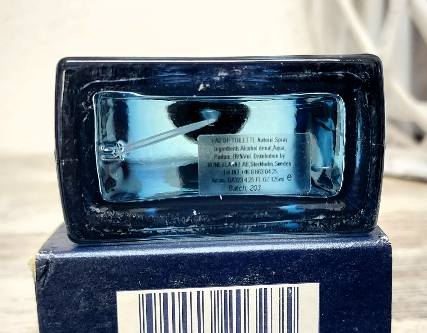 Gant Indigo EDT (eau de toilette) 125ml. Discontinued vintage formula 2001.