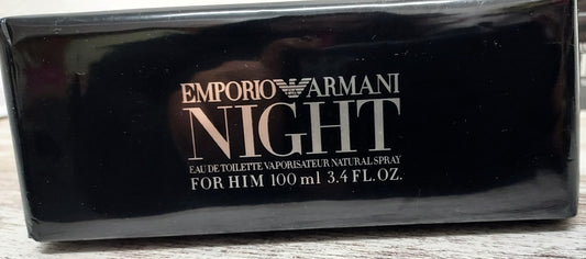 Emporio Night for Him Armani EDT (eau de toilette) 100ml. Discontinued vintage.