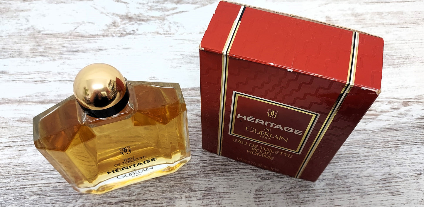 Heritage Guerlain EDT (eau de toilette SPLASH) 125ml. Discontinued vintage.