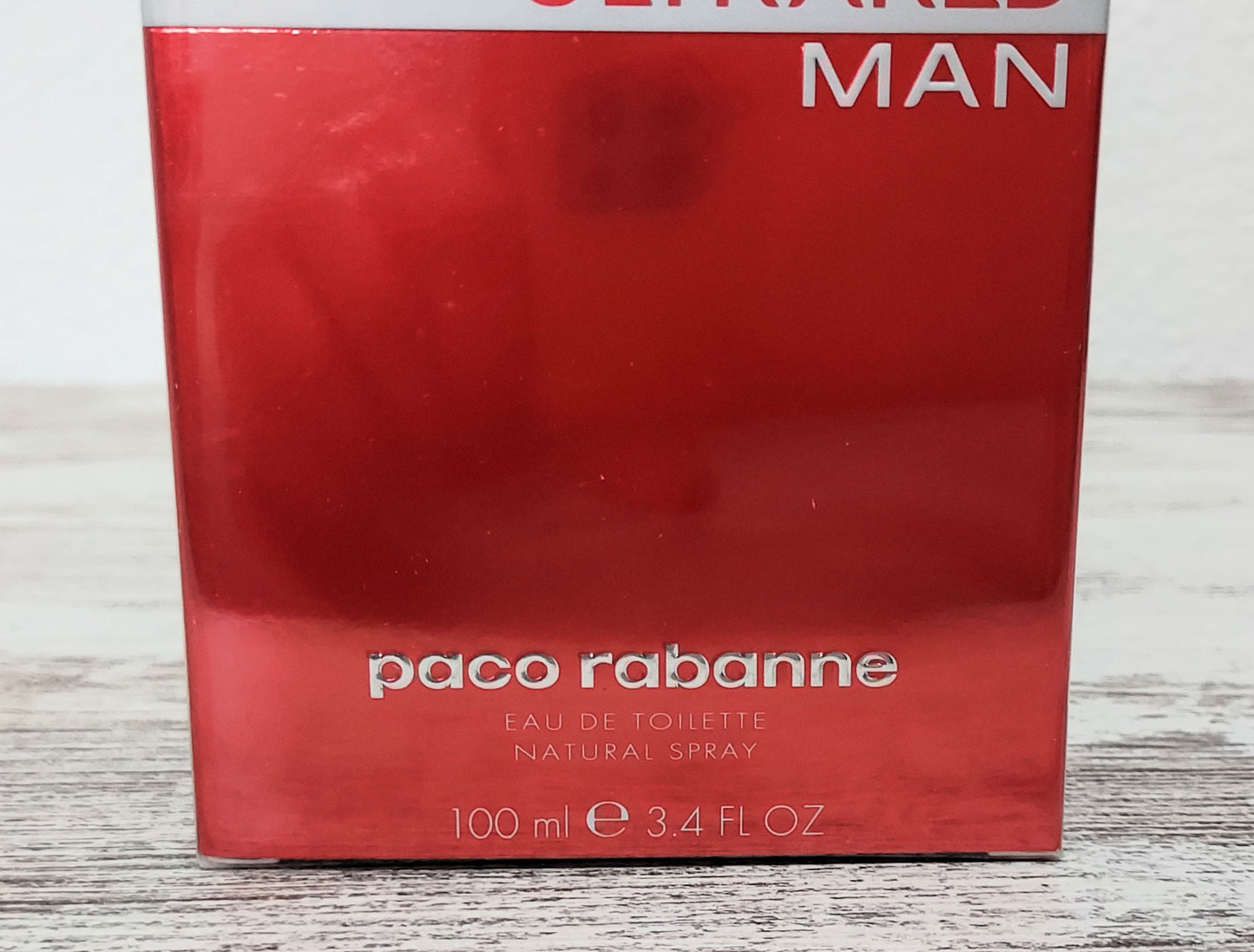 Ultrared man Paco Rabanne EDT (eau de toilette) 100ml. Discontinued formula 2007.