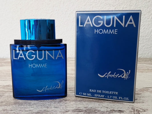 Laguna pour Homme Salvador Dali EDT (eau de toilette) 50ml. Discontinued vintage.