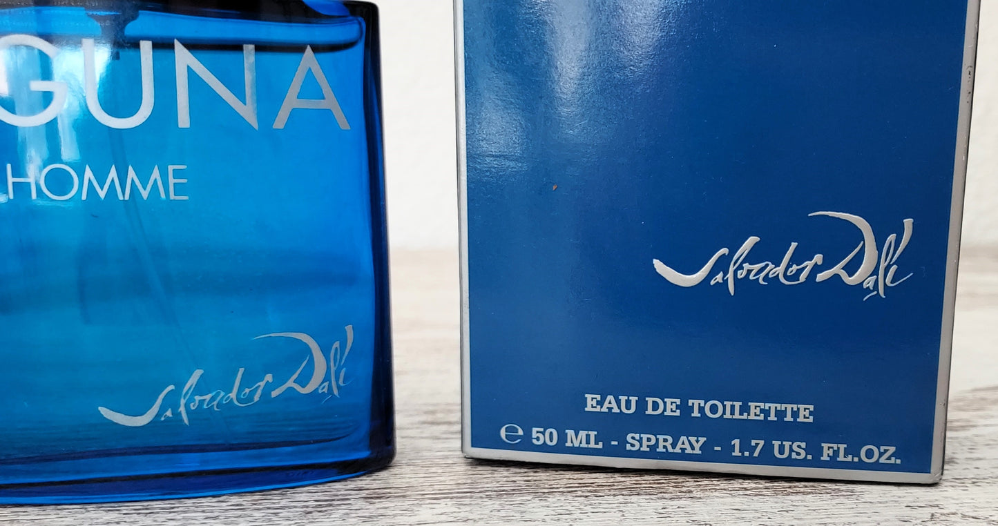 Laguna pour Homme Salvador Dali EDT (eau de toilette) 50ml. Discontinued vintage.