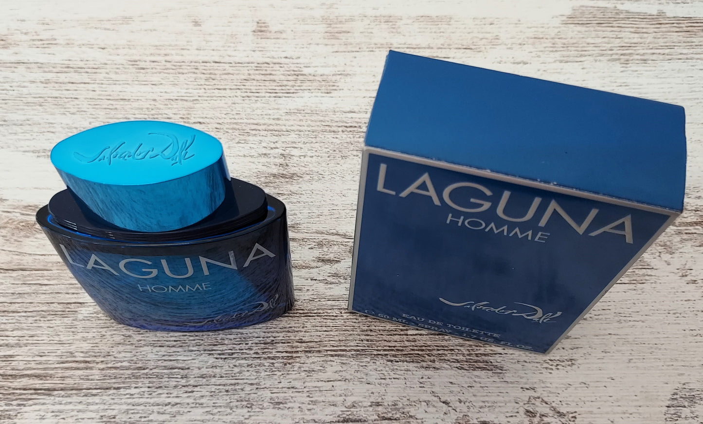 Laguna pour Homme Salvador Dali EDT (eau de toilette) 50ml. Discontinued vintage.