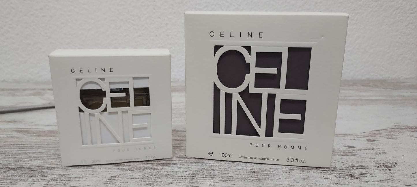 Celine pour Homme EDT (eau de toilette) 30ml + After Shave 100ml. Vintage.