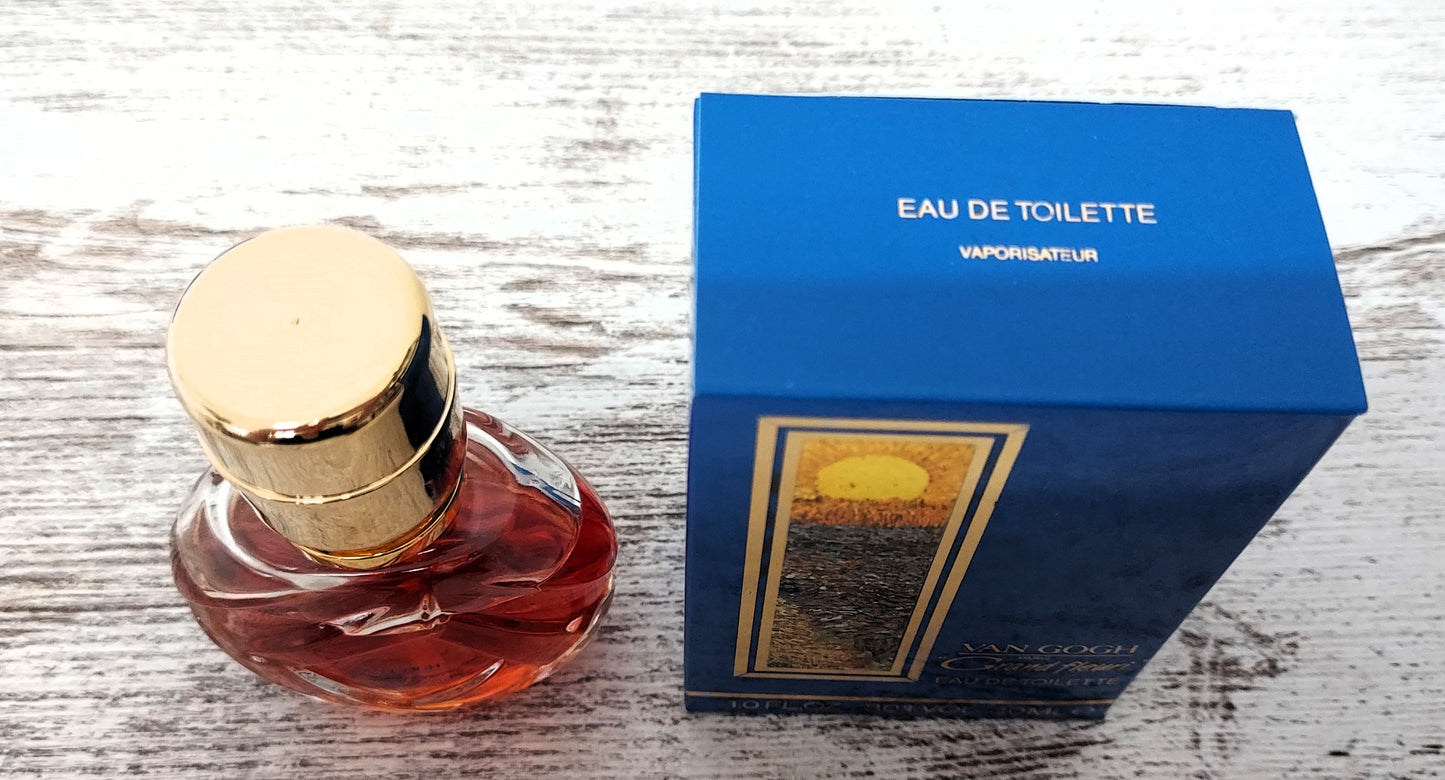 Grand Fleuri Vincent Van Gogh EDT (eau de toilette) 30ml (partially used). Vintage 90's.