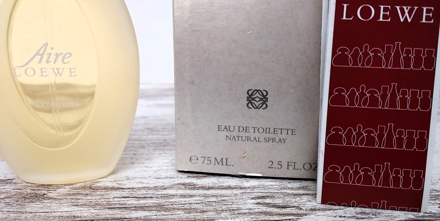 Aire de Loewe EDT (eau de toilette) 75ml. Discontinued vintage.