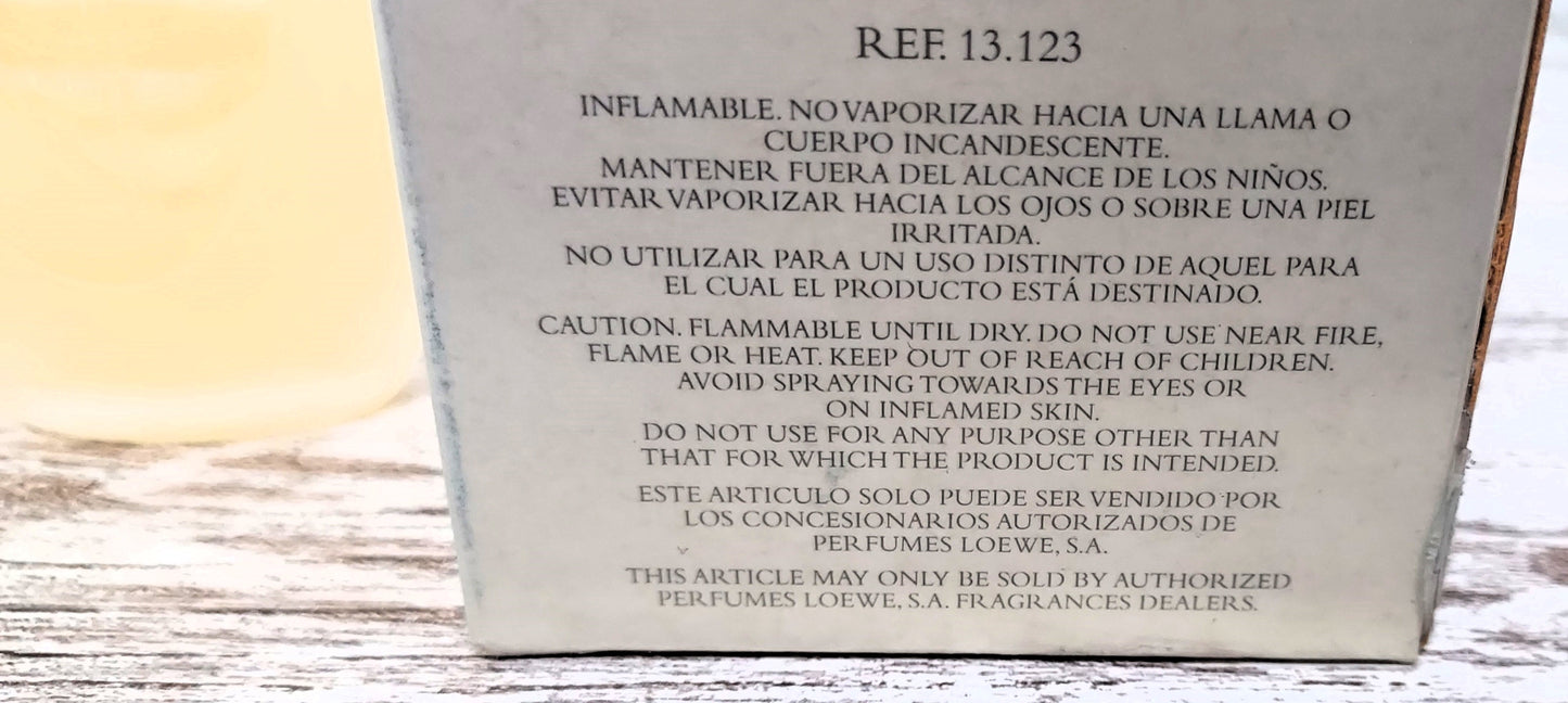 Aire de Loewe EDT (eau de toilette) 75ml. Discontinued vintage.