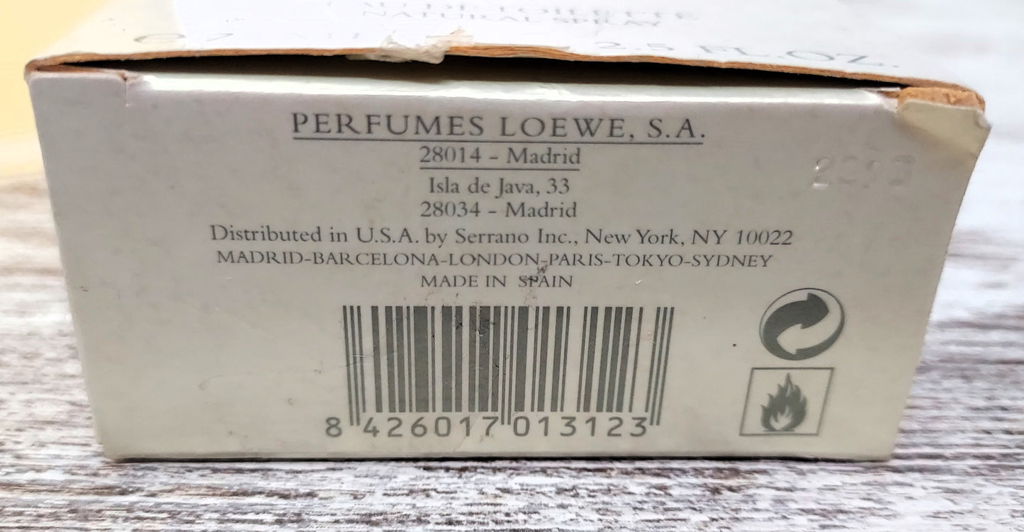 Aire de Loewe EDT (eau de toilette) 75ml. Discontinued vintage.