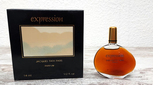 Jacques Fath Expression PURE PARFUM 14ml / 1/2 fl. oz. Discontinued vintage rare.