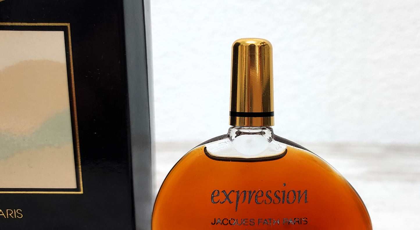 Jacques Fath Expression PURE PARFUM 14ml / 1/2 fl. oz. Discontinued vintage rare.
