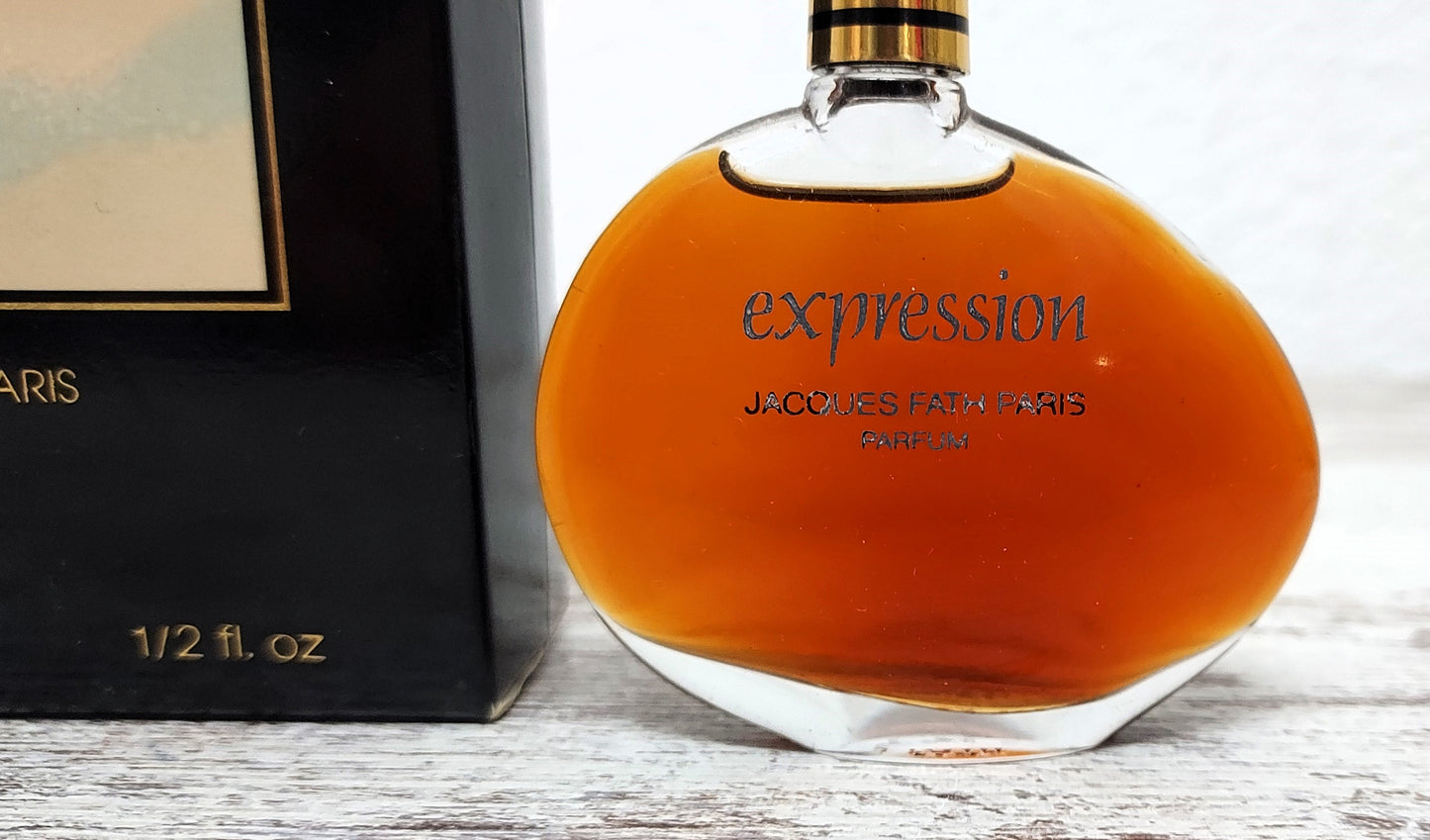 Jacques Fath Expression PURE PARFUM 14ml / 1/2 fl. oz. Discontinued vintage rare.