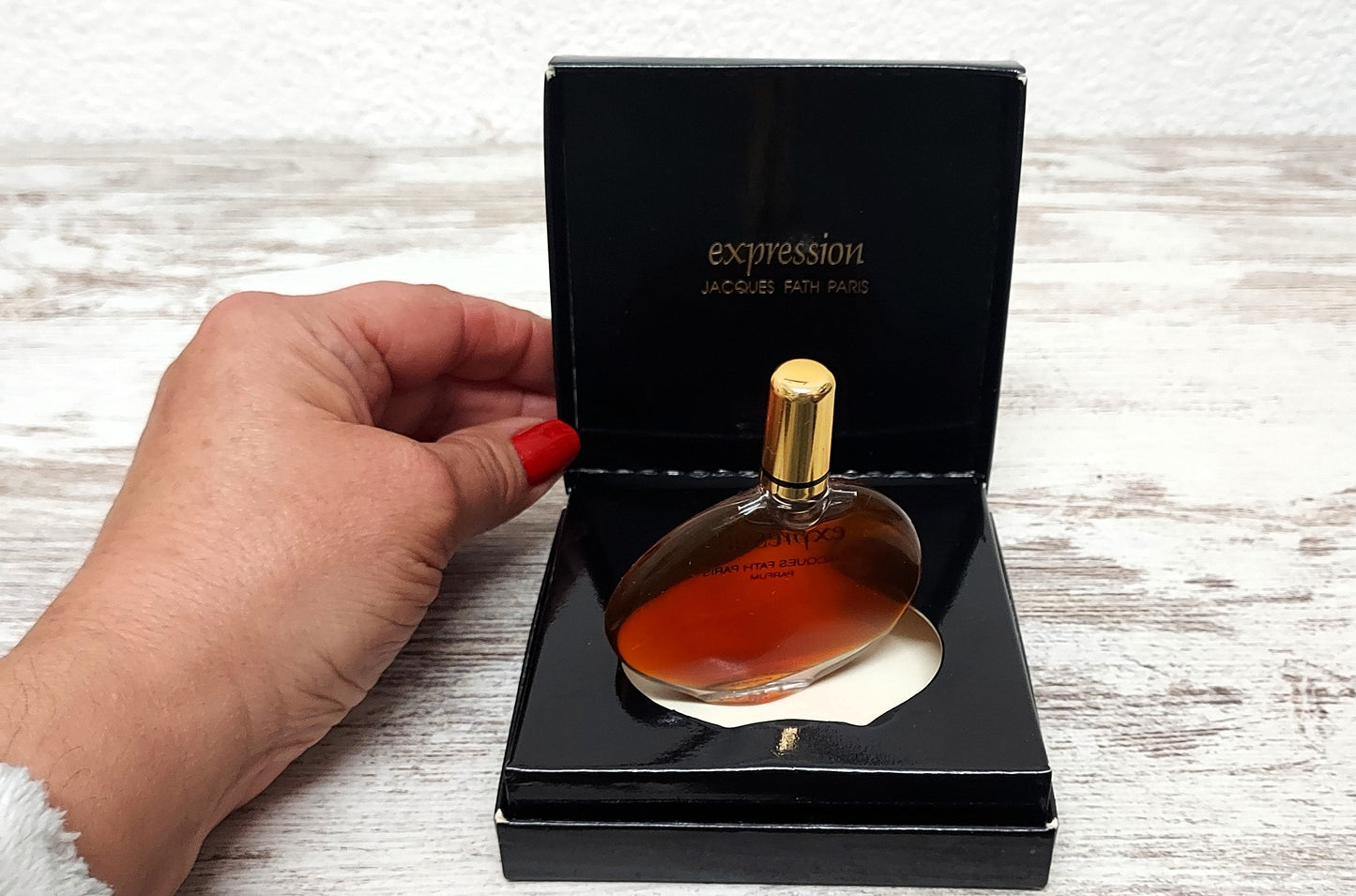 Jacques Fath Expression PURE PARFUM 14ml / 1/2 fl. oz. Discontinued vintage rare.