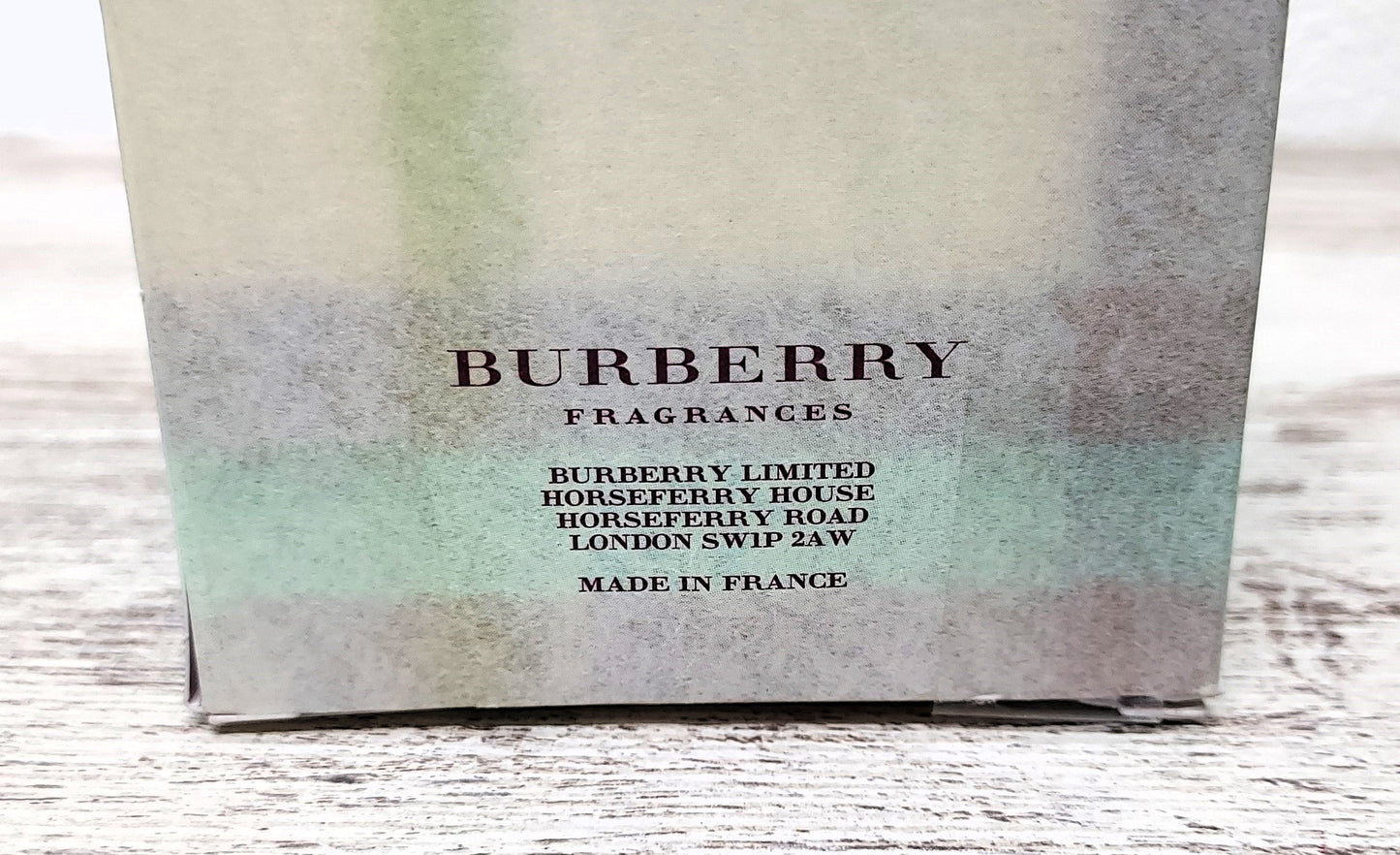 Burberry Baby Touch ALCOHOL FREE 100ml. DAMAGED BOX. Discontinued Vintage rare.