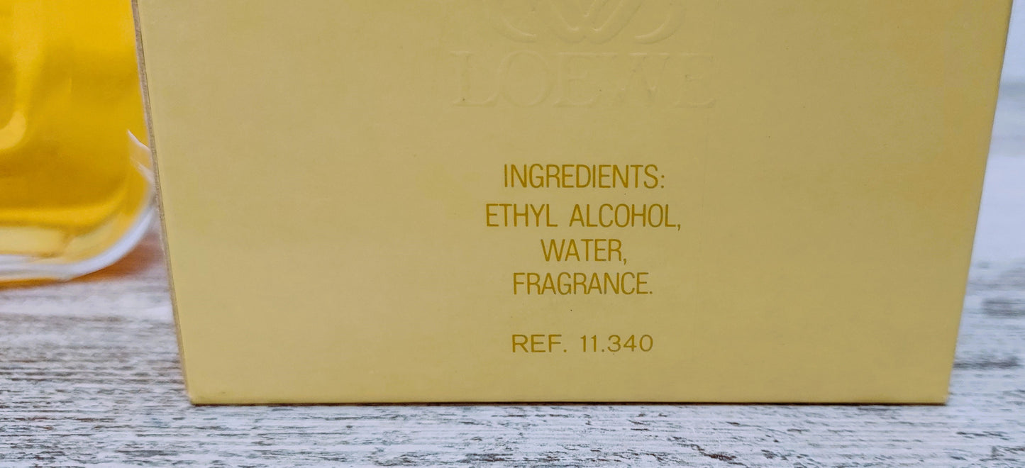 L de Loewe EDT (eau de toilette SPLASH) 120ml. Discontinued vintage.