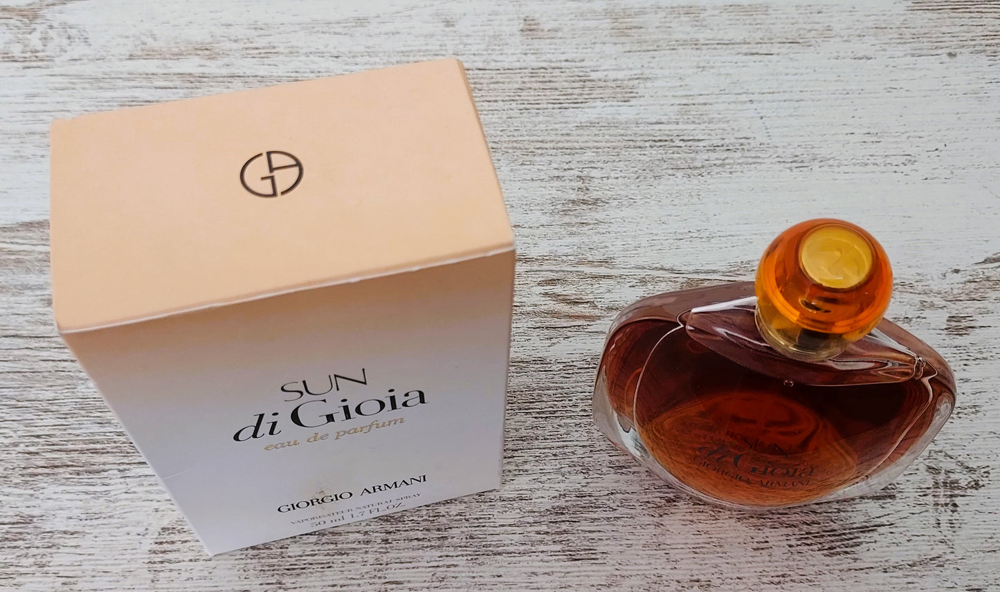 Sun di Gioia Armani EDP (eau de parfum) 50ml. Discontinued item.