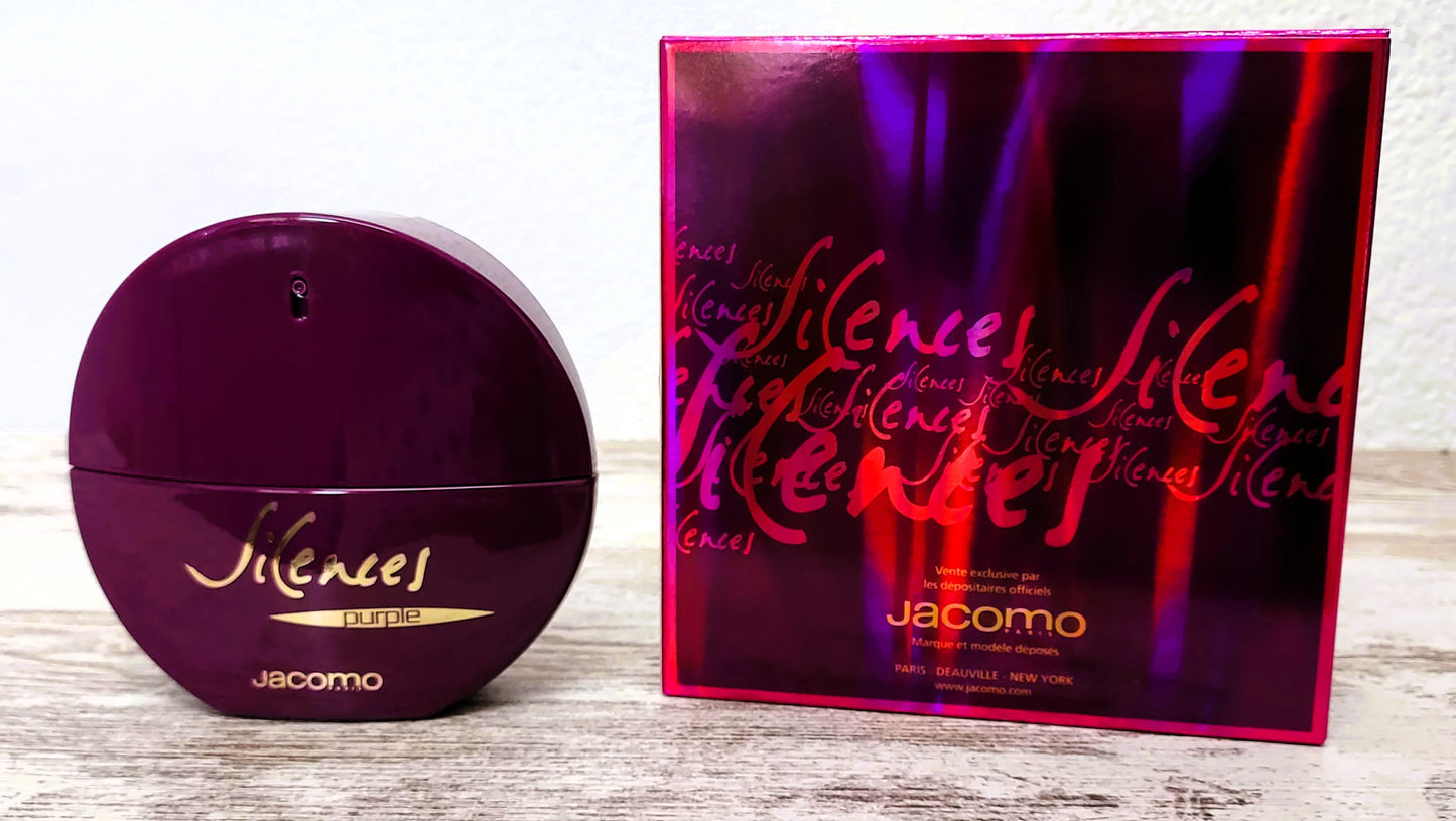 Silences Purple Jacomo EDP (eau de parfum) 100ml. Discontinued vintage rare.