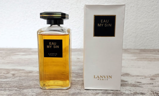 Eau My Sin Lanvin EDT (eau de toilette SPLASH) 100ml. Discontinued vintage rare.