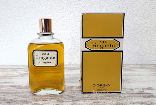 Eau Fringante D'orsay (eau de toilette Fraiche SPLASH) 220ml. Discontinued Vintage rare 60's