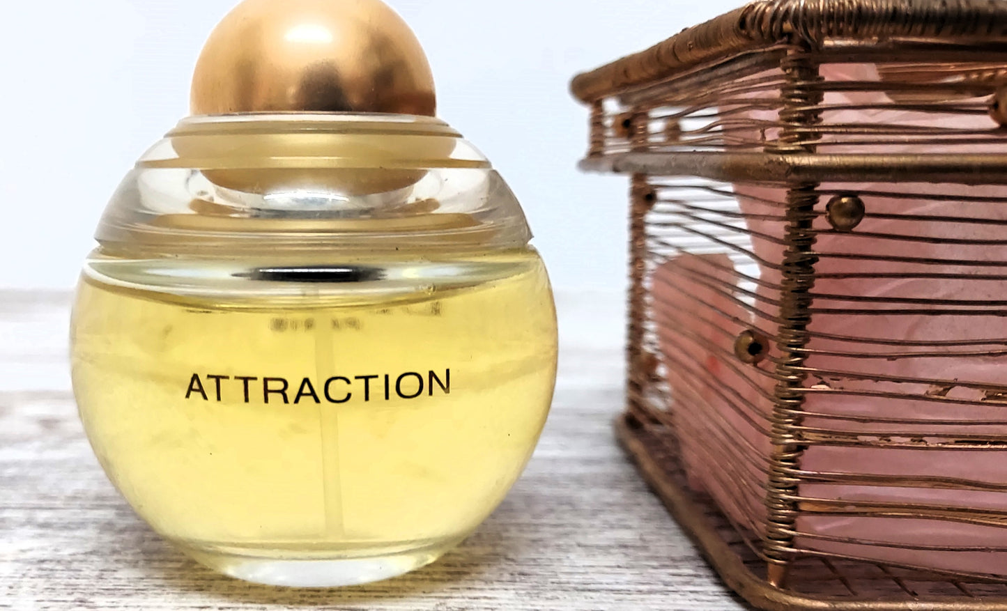 Attraction Lancome EDP (eau de parfum) 50ml + Golden box. Old Christmas set.