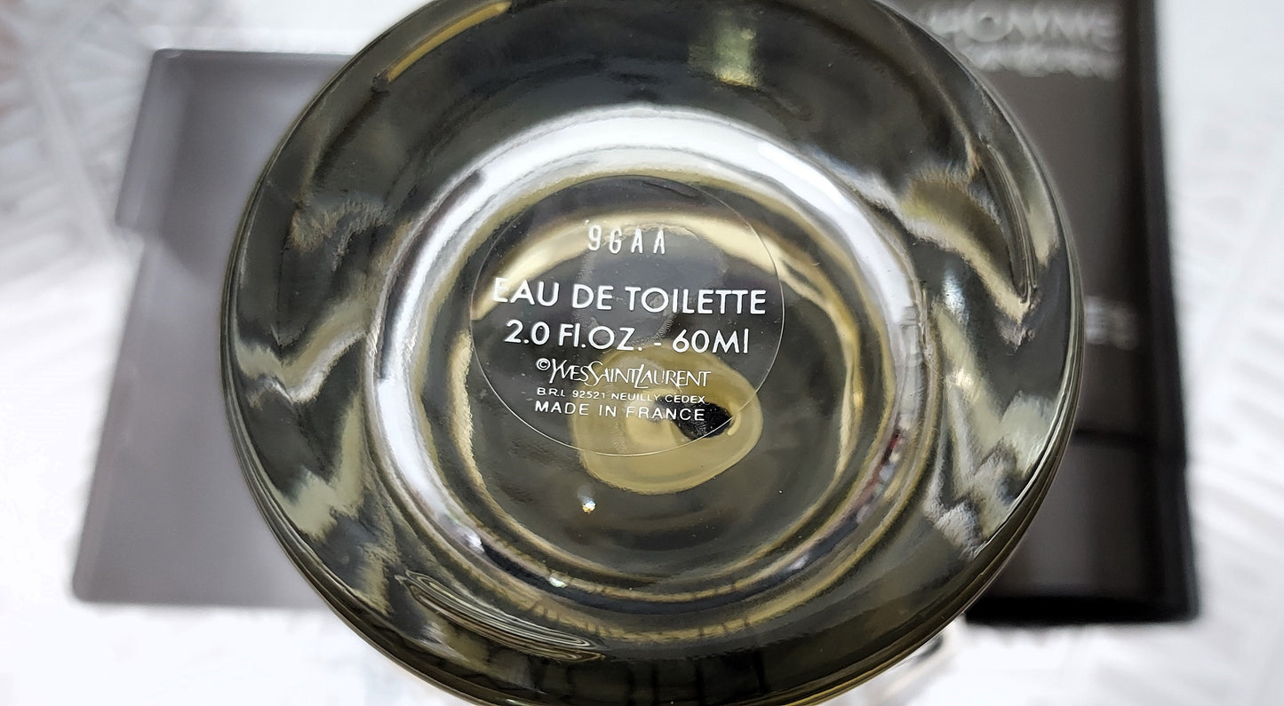 L'Homme Yves Saint Laurent EDT 60ml + Gel 100ml. Batch Code: 9GAA. Formula 2009.