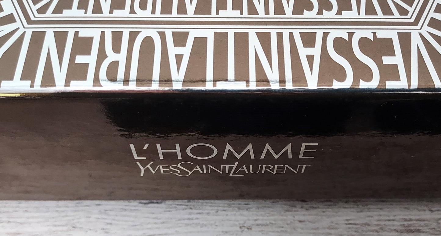 L'Homme Yves Saint Laurent EDT 60ml + Gel 100ml. Batch Code: 9GAA. Formula 2009.