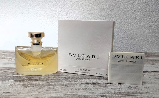 Bvlgari pour Femme EDT (eau de toilette) 100ml. Discontinued vintage very rare.