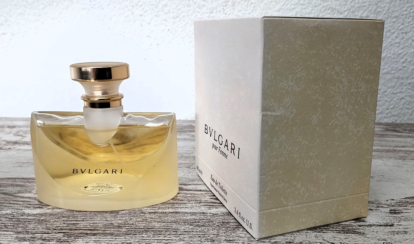 Bvlgari pour Femme EDT (eau de toilette) 100ml. Discontinued vintage very rare.