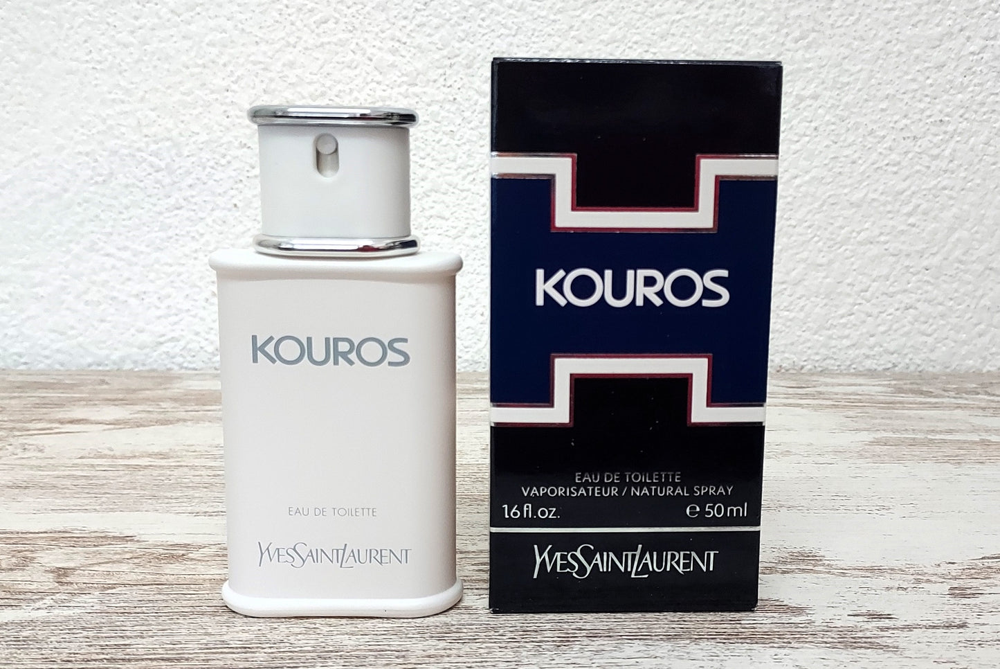 Kouros YSL, Yves Saint Laurent EDT (eau de toilette) 50ml. Discontinued 2014.