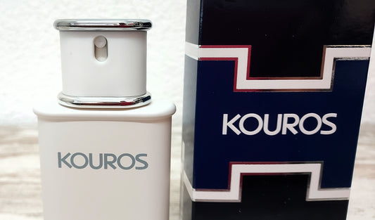 Kouros YSL, Yves Saint Laurent EDT (eau de toilette) 50ml. Discontinued 2014.
