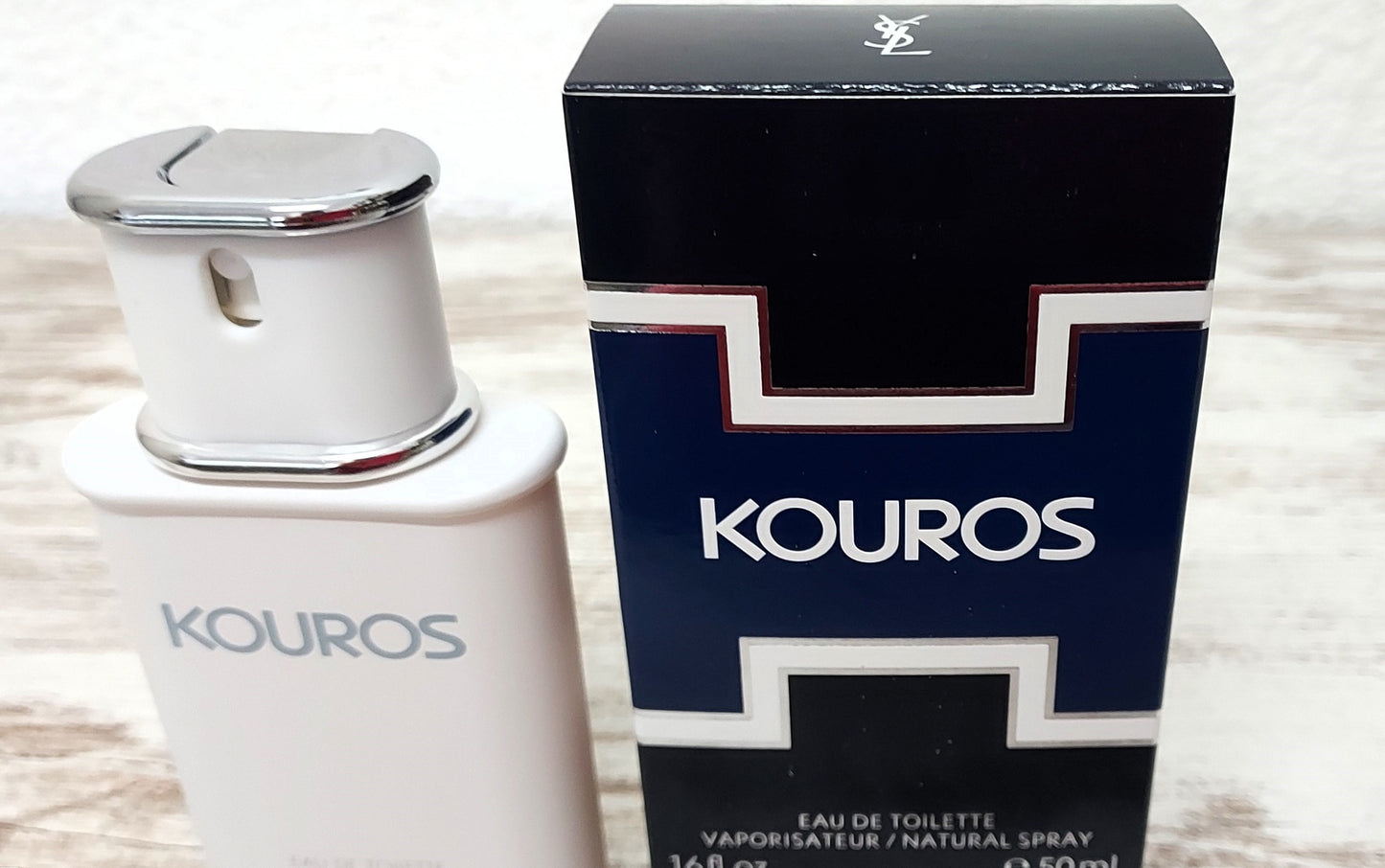 Kouros YSL, Yves Saint Laurent EDT (eau de toilette) 50ml. Discontinued 2014.