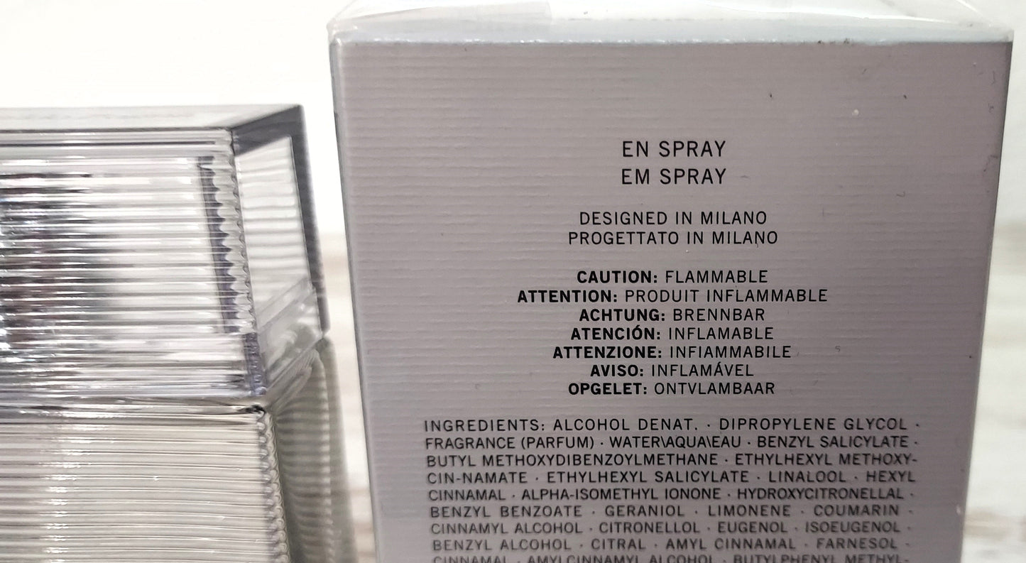 Zegna Uomo Ermenegildo Zegna EDT (eau de toilette) 30ml. Discontinued.