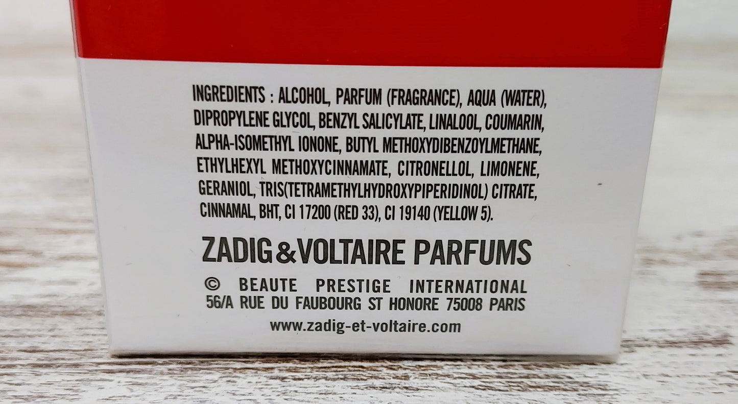 Girls Can Say Anything Zadig & Voltaire EDP (eau de parfum) 50ml. Discontinued.