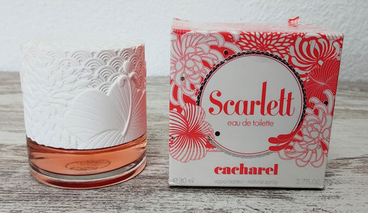 Scarlett Cacharel EDT (eau de toilette) 80ml. Discontinued. BOX SLIGHTLY DAMAGED. Discontinued.