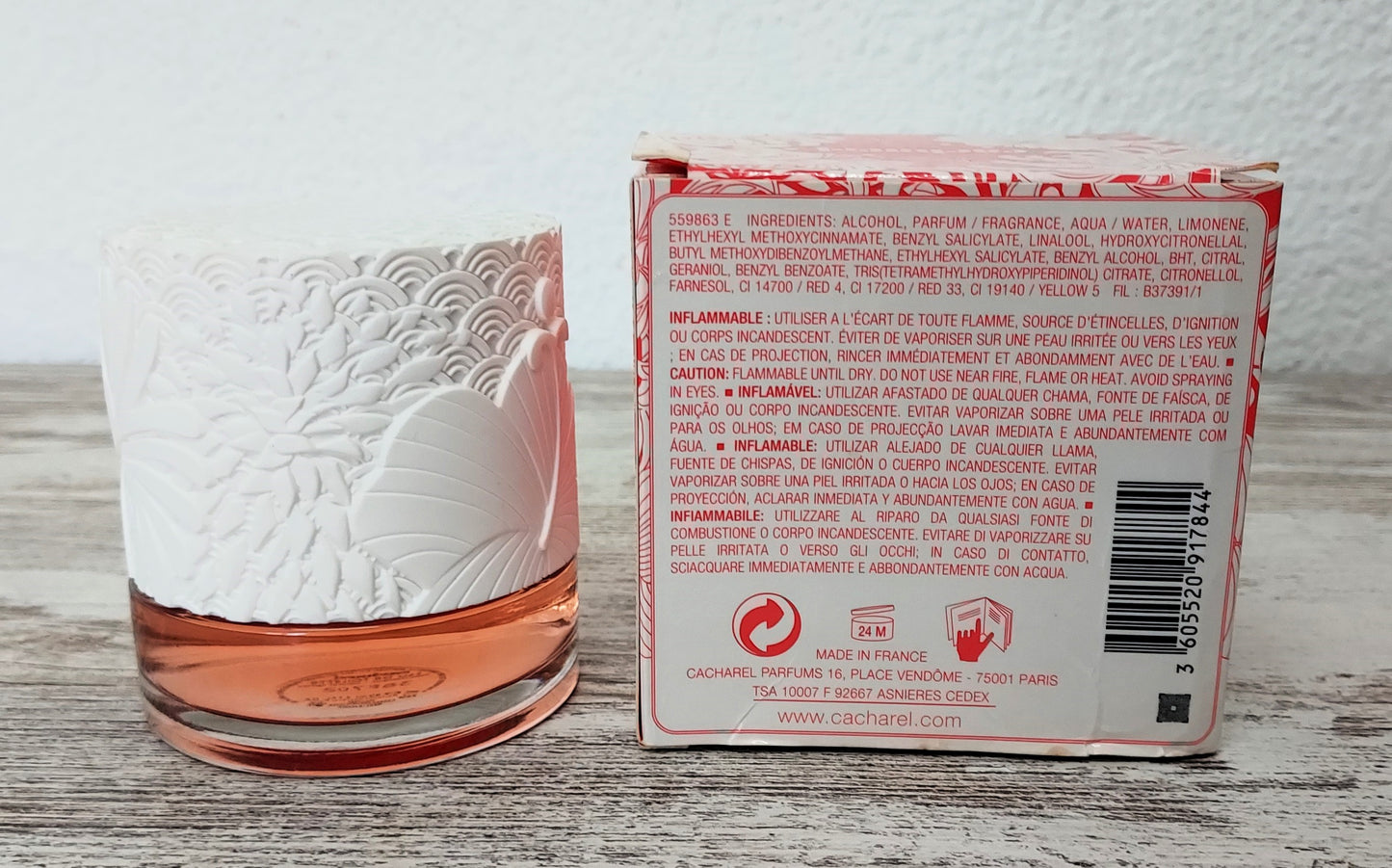 Scarlett Cacharel EDT (eau de toilette) 80ml. Discontinued. BOX SLIGHTLY DAMAGED. Discontinued.