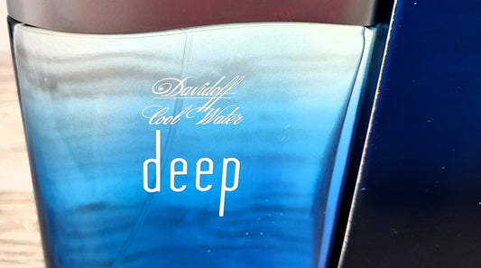 Cool Water Deep Davidoff EDT (eau de toilette) 100ml. Discontinued vintage. Lancaster Group.