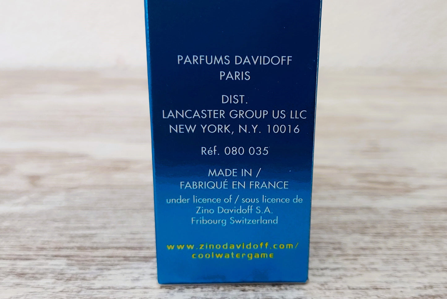 Cool Water Deep Davidoff EDT (eau de toilette) 100ml. Discontinued vintage. Lancaster Group.
