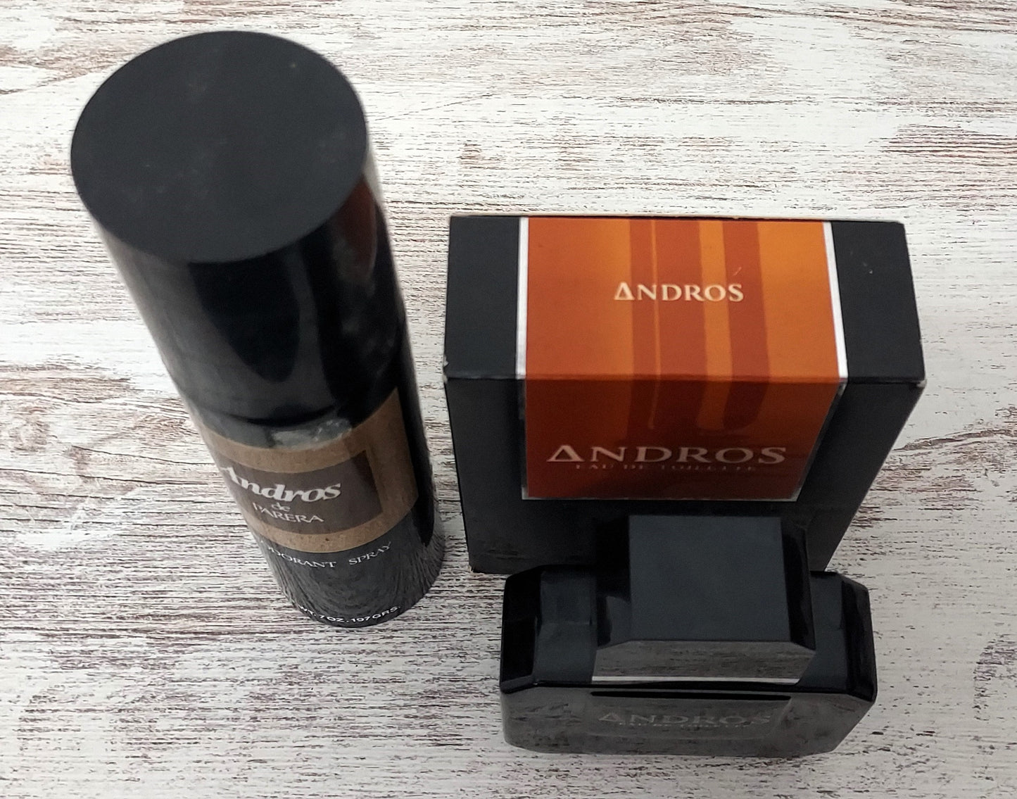 ANDROS Parera EDT (eau de toilette SPLASH) 100ml + Deo Spray 7oz./ 197grs.