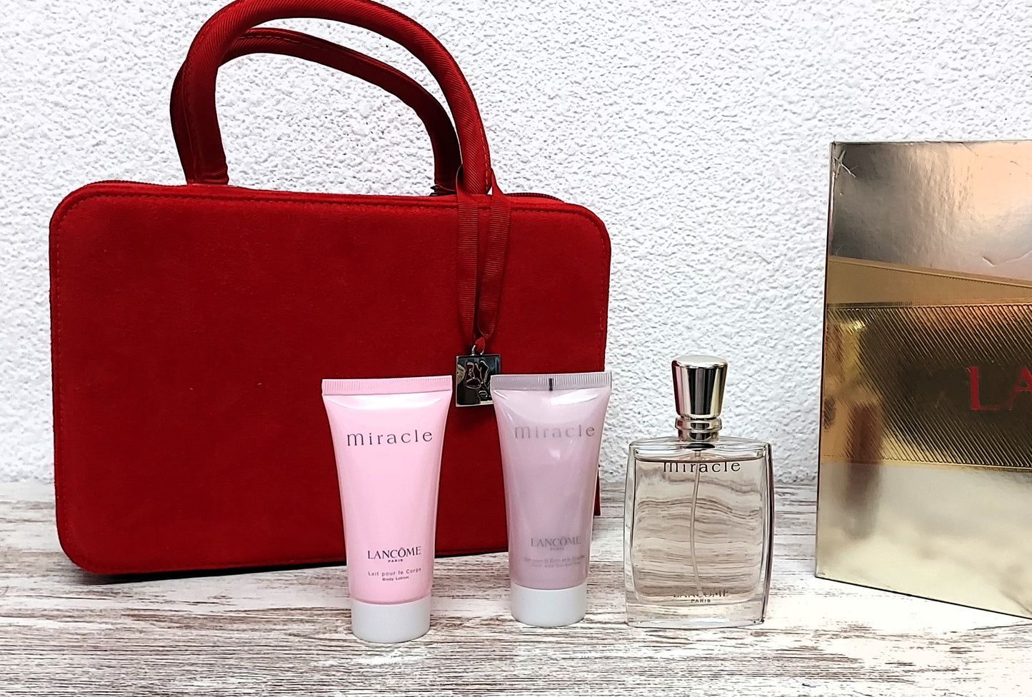 Miracle Lancome EDP 50ml + Body Lotion 50ml + Gel 50ml. Discontinued vintage 2005.