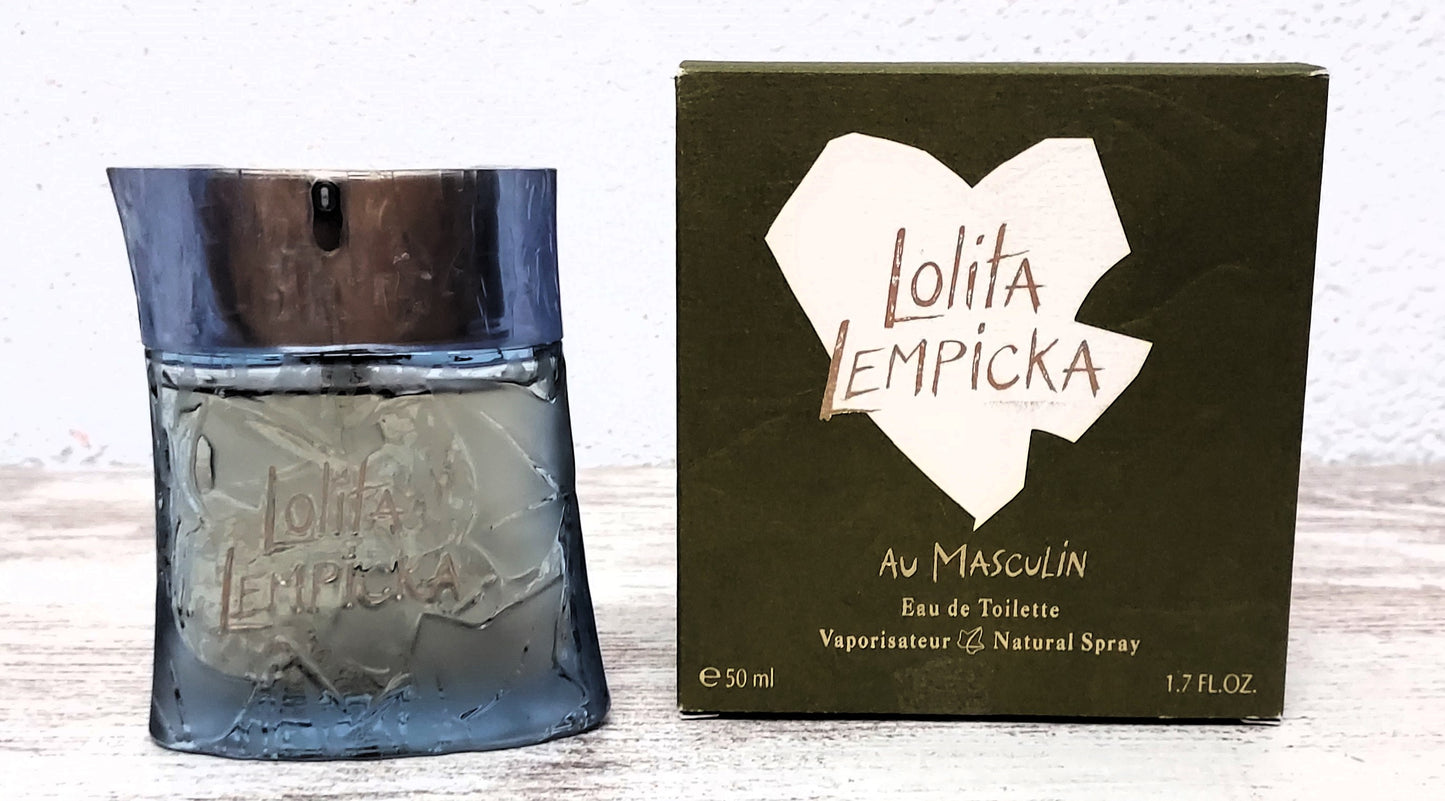 Au Masculin Lolita Lempicka EDT (eau de toilette) 50ml. Discontinued vintage.