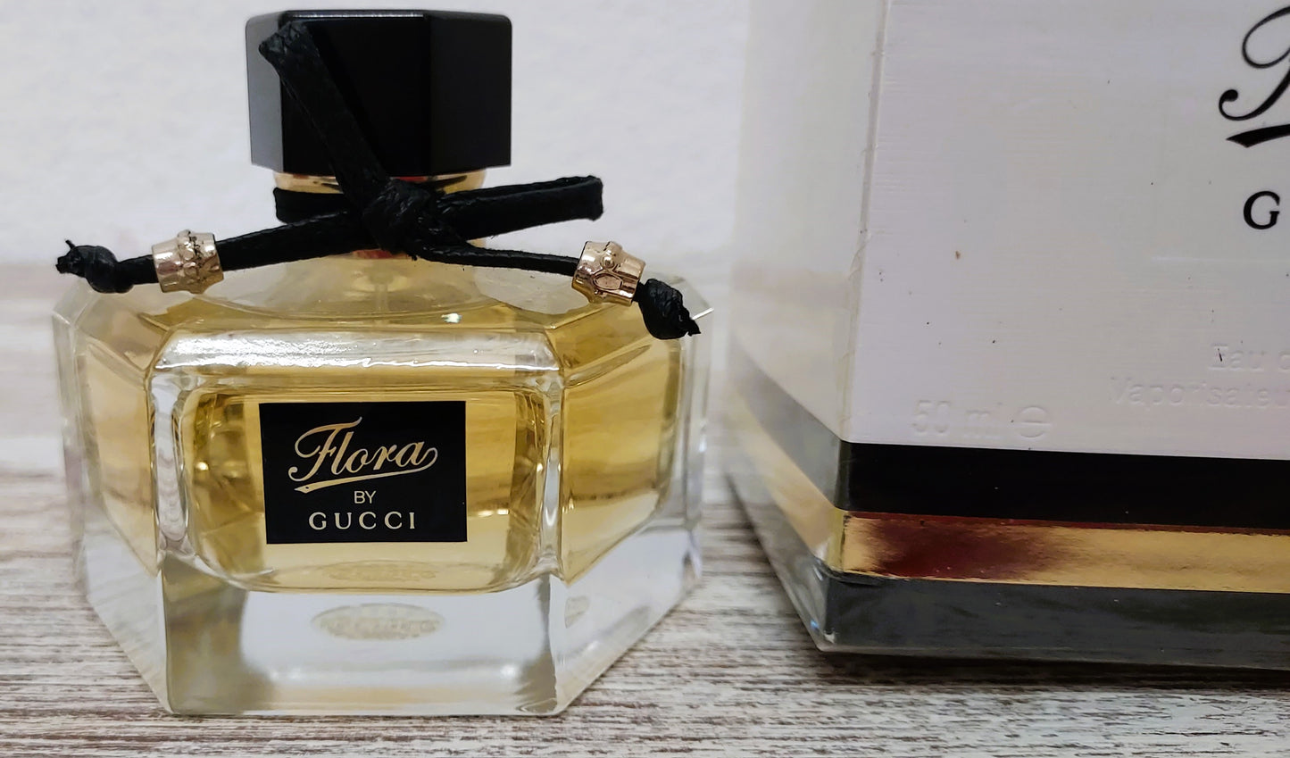 Flora Gucci EDT (eau de toilette) 50ml. Discontinued formula.