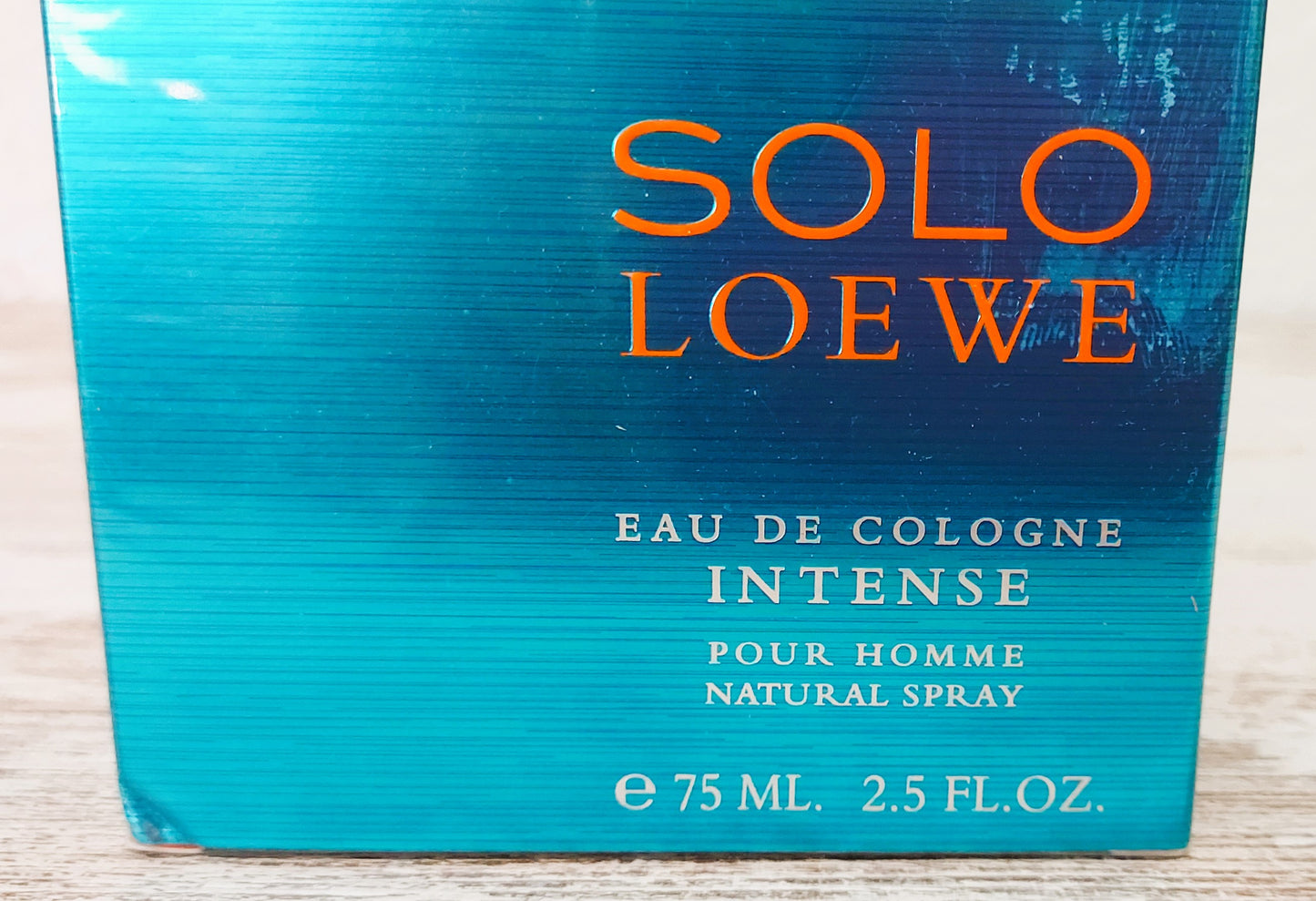 Solo Loewe Intense EDC (eau de cologne) 75ml. Discontinued.